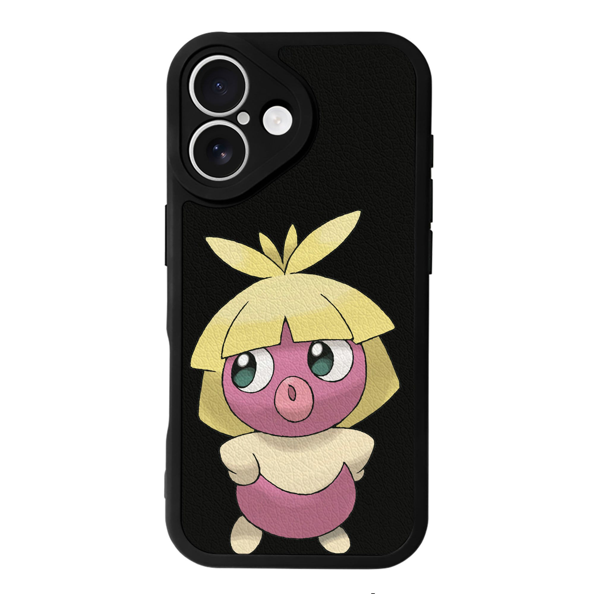 （画像用） ポケットモンスター Pokémon 【iPhone 16シリーズ対応】シリコンスマホケース（レザー調） 材質：シリコン